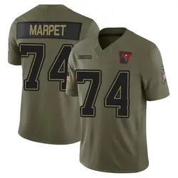 Nike Ali Marpet Tampa Bay Buccaneers Limited Olive 2025 Salute to Service Jersey - Youth