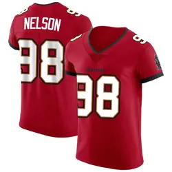 Nike Anthony Nelson Tampa Bay Buccaneers Elite Red Vapor Jersey - Men's