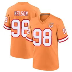 Nike Anthony Nelson Tampa Bay Buccaneers Game Cream sicle 50th Season Jersey - Youth