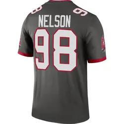 Nike Anthony Nelson Tampa Bay Buccaneers Legend Pewter Alternate Jersey - Youth