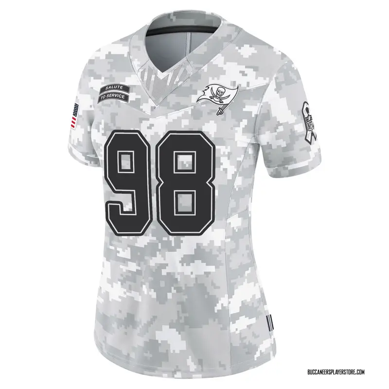 Nike Anthony Nelson Tampa Bay Buccaneers Limited Arctic Camo 2024 Salute to Service Jersey - Women's