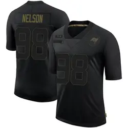 Nike Anthony Nelson Tampa Bay Buccaneers Limited Black 2020 Salute To Service Jersey - Men's