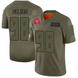 Nike Anthony Nelson Tampa Bay Buccaneers Limited Camo 2019 Salute to Service Jersey - Youth