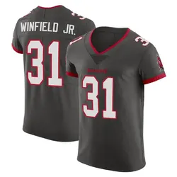 Nike Antoine Winfield Jr. Tampa Bay Buccaneers Elite Pewter Alternate Vapor Jersey - Men's