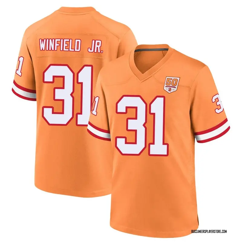 Nike Antoine Winfield Jr. Tampa Bay Buccaneers Game Cream sicle 50th Season Jersey - Men's