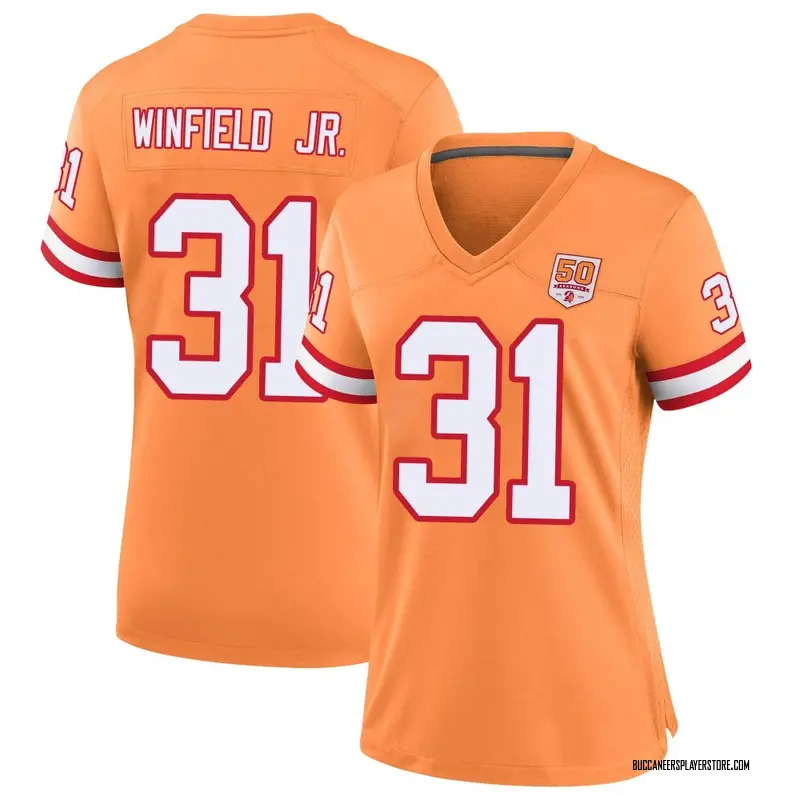Nike Antoine Winfield Jr. Tampa Bay Buccaneers Game Cream sicle 50th Season Jersey - Women's