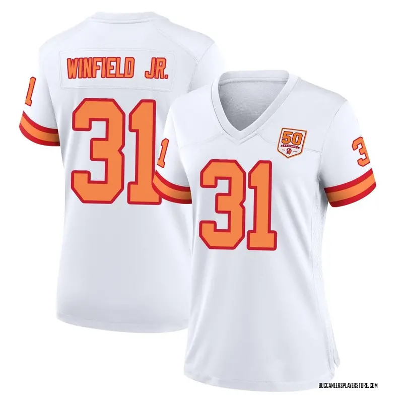 Nike Antoine Winfield Jr. Tampa Bay Buccaneers Game White '76 50th Season Jersey - Women's