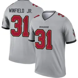 Nike Antoine Winfield Jr. Tampa Bay Buccaneers Legend Gray Inverted Jersey - Youth