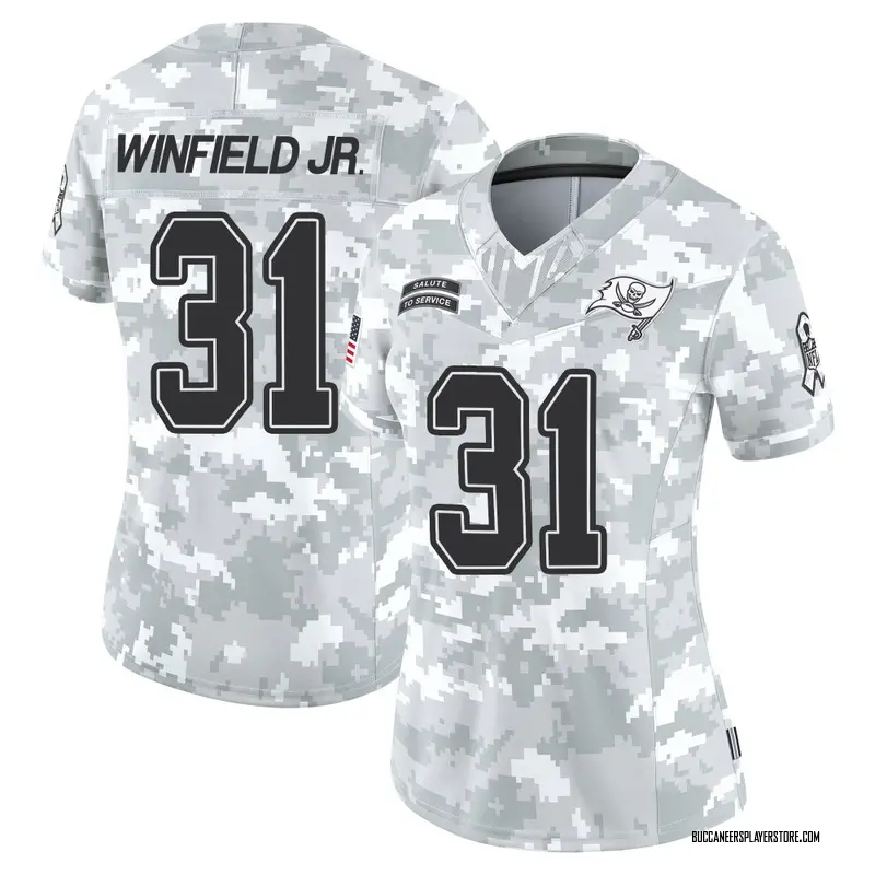 Nike Antoine Winfield Jr. Tampa Bay Buccaneers Limited Arctic Camo 2024 Salute to Service Jersey - Women's