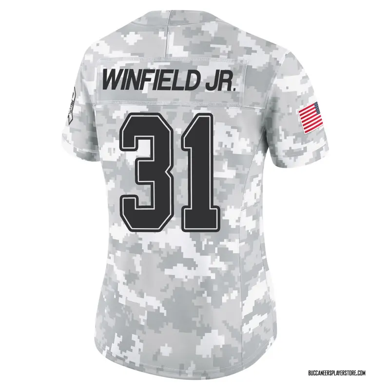 Nike Antoine Winfield Jr. Tampa Bay Buccaneers Limited Arctic Camo 2024 Salute to Service Jersey - Women's