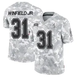 Nike Antoine Winfield Jr. Tampa Bay Buccaneers Limited Arctic Camo 2024 Salute to Service Jersey - Youth