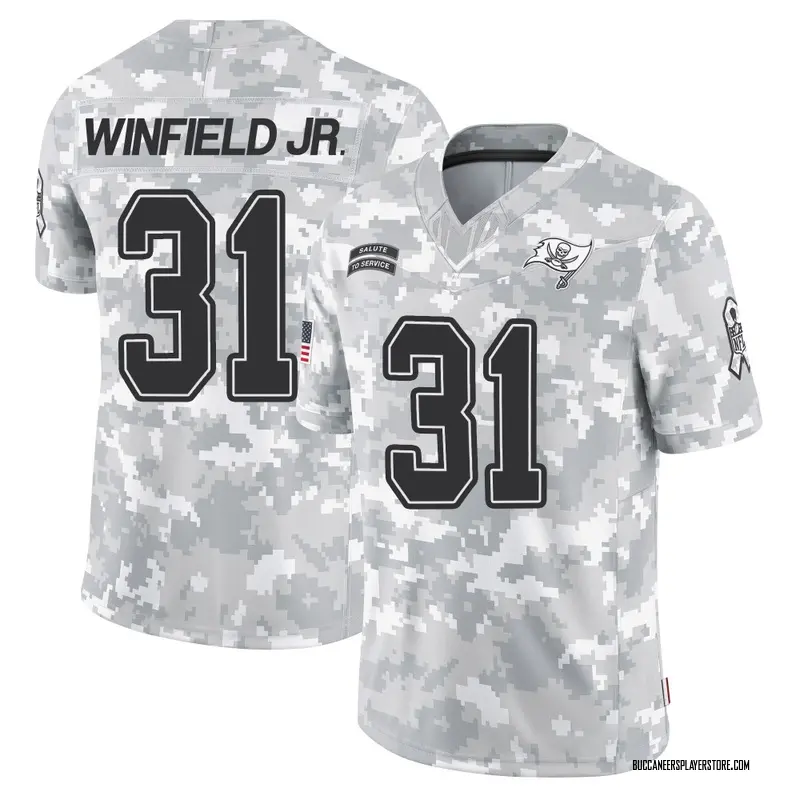 Nike Antoine Winfield Jr. Tampa Bay Buccaneers Limited Arctic Camo 2024 Salute to Service Jersey - Youth