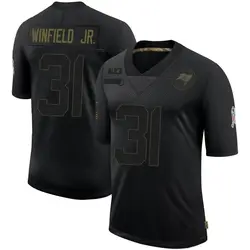 Nike Antoine Winfield Jr. Tampa Bay Buccaneers Limited Black 2020 Salute To Service Jersey - Youth