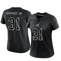 Nike Antoine Winfield Jr. Tampa Bay Buccaneers Limited Black Reflective Jersey - Women's
