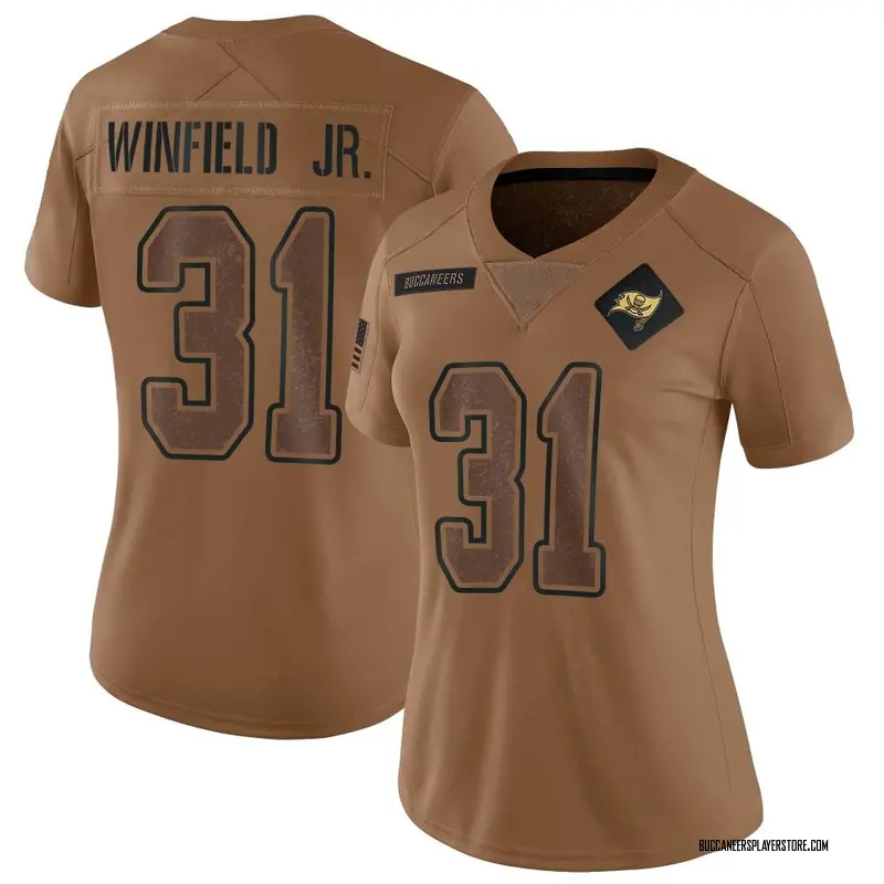 Nike Antoine Winfield Jr. Tampa Bay Buccaneers Limited Brown 2023 Salute To Service Jersey - Women's