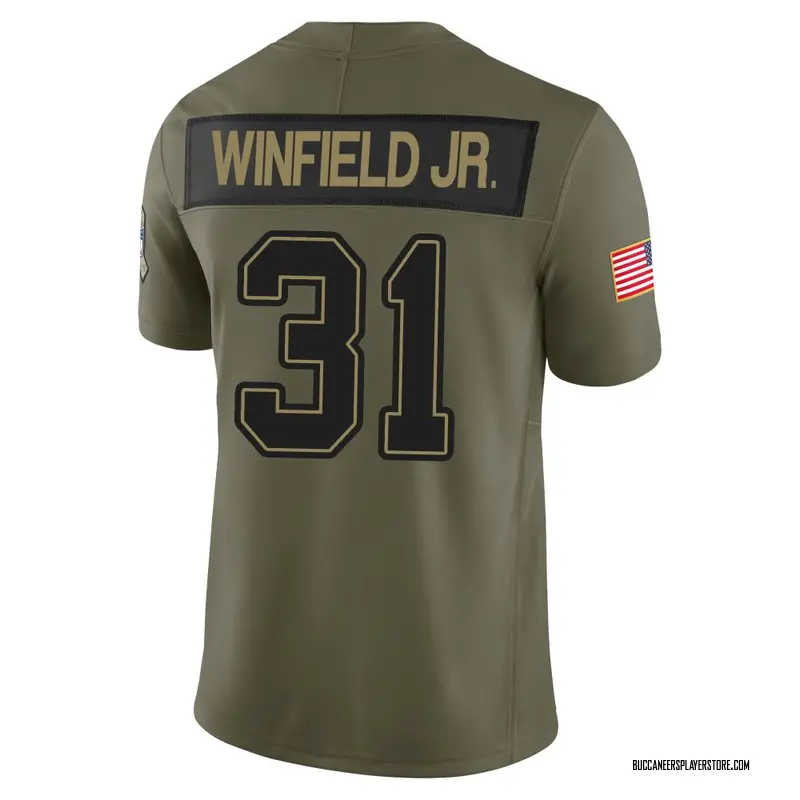 Nike Antoine Winfield Jr. Tampa Bay Buccaneers Limited Olive 2025 Salute to Service Jersey - Men's
