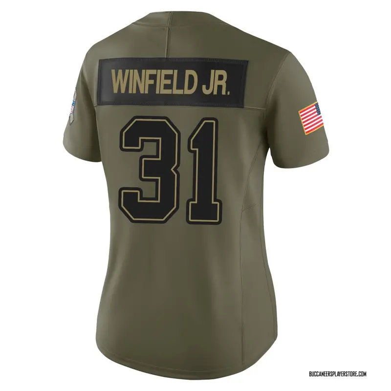 Nike Antoine Winfield Jr. Tampa Bay Buccaneers Limited Olive 2025 Salute to Service Jersey - Women's