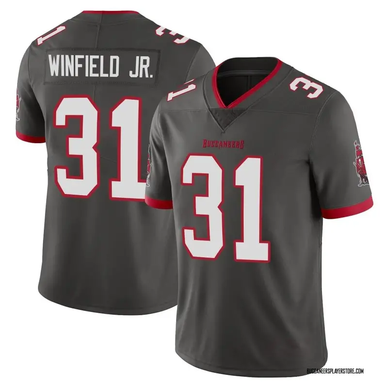 Nike Antoine Winfield Jr. Tampa Bay Buccaneers Limited Pewter Alternate Vapor Jersey - Men's