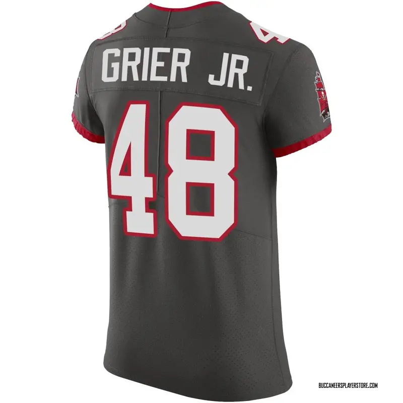 Nike Antonio Grier Jr. Tampa Bay Buccaneers Elite Pewter Alternate Vapor Jersey - Men's