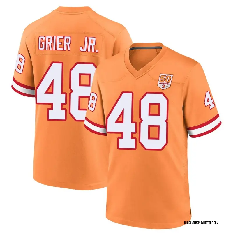 Nike Antonio Grier Jr. Tampa Bay Buccaneers Game Cream sicle 50th Season Jersey - Men's
