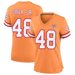 Nike Antonio Grier Jr. Tampa Bay Buccaneers Game Cream sicle 50th Season Jersey - Women's