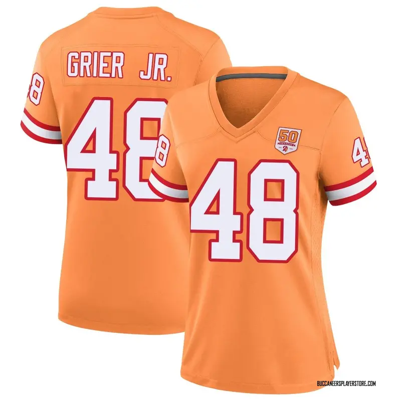 Nike Antonio Grier Jr. Tampa Bay Buccaneers Game Cream sicle 50th Season Jersey - Women's