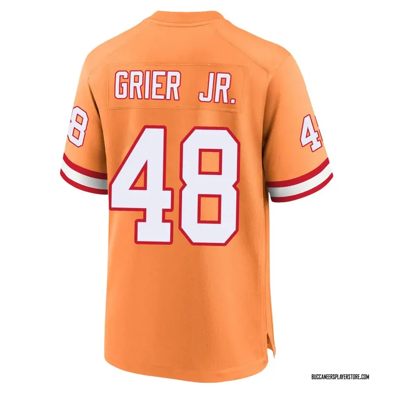 Nike Antonio Grier Jr. Tampa Bay Buccaneers Game Cream sicle 50th Season Jersey - Youth