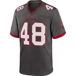 Nike Antonio Grier Jr. Tampa Bay Buccaneers Game Pewter Alternate Jersey - Men's