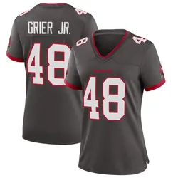 Nike Antonio Grier Jr. Tampa Bay Buccaneers Game Pewter Alternate Jersey - Women's