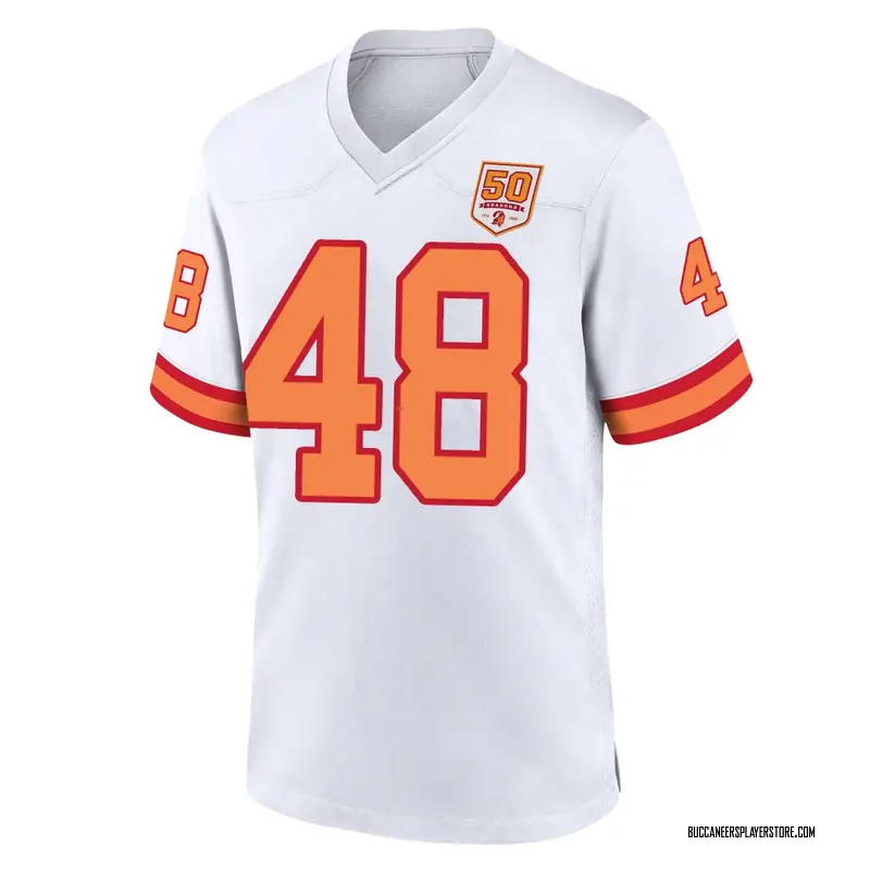 Nike Antonio Grier Jr. Tampa Bay Buccaneers Game White '76 50th Season Jersey - Men's