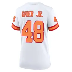 Nike Antonio Grier Jr. Tampa Bay Buccaneers Game White '76 50th Season Jersey - Women's