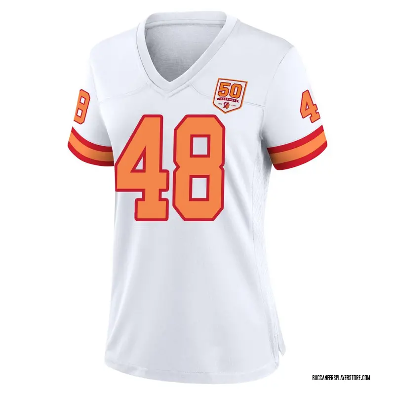 Nike Antonio Grier Jr. Tampa Bay Buccaneers Game White '76 50th Season Jersey - Women's
