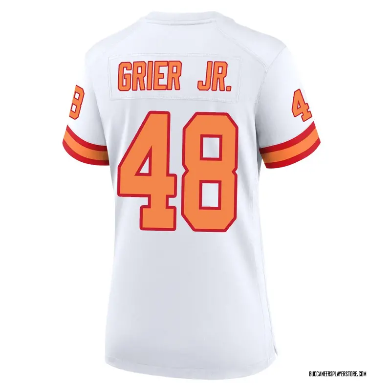 Nike Antonio Grier Jr. Tampa Bay Buccaneers Game White '76 50th Season Jersey - Women's