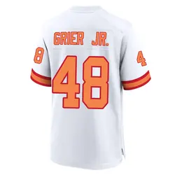 Nike Antonio Grier Jr. Tampa Bay Buccaneers Game White '76 50th Season Jersey - Youth