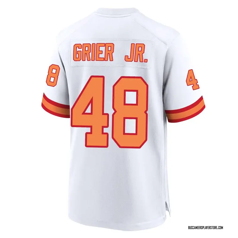 Nike Antonio Grier Jr. Tampa Bay Buccaneers Game White '76 50th Season Jersey - Youth