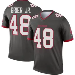 Nike Antonio Grier Jr. Tampa Bay Buccaneers Legend Pewter Alternate Jersey - Youth