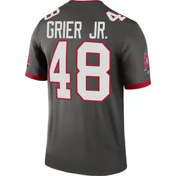 Nike Antonio Grier Jr. Tampa Bay Buccaneers Legend Pewter Alternate Jersey - Youth