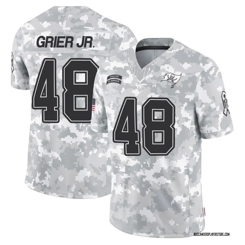 Nike Antonio Grier Jr. Tampa Bay Buccaneers Limited Arctic Camo 2024 Salute to Service Jersey - Men's