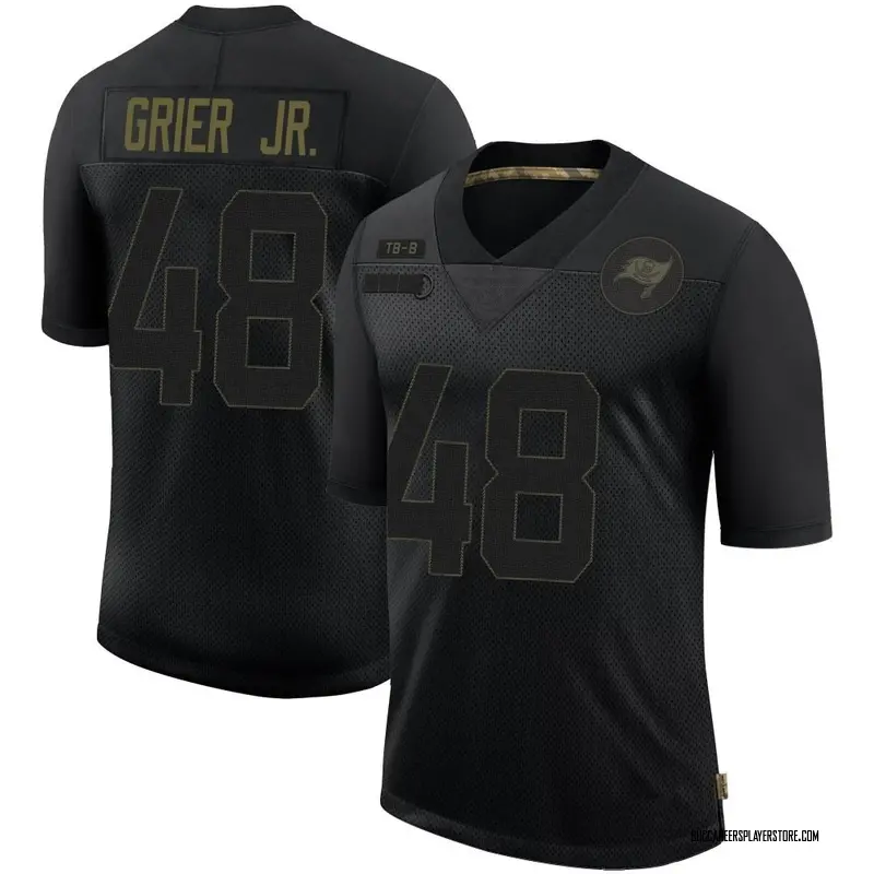 Nike Antonio Grier Jr. Tampa Bay Buccaneers Limited Black 2020 Salute To Service Jersey - Men's