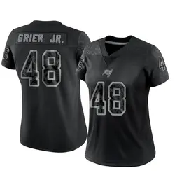 Nike Antonio Grier Jr. Tampa Bay Buccaneers Limited Black Reflective Jersey - Women's