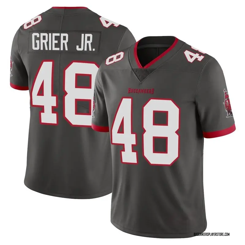 Nike Antonio Grier Jr. Tampa Bay Buccaneers Limited Pewter Alternate Vapor Jersey - Men's