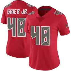 Nike Antonio Grier Jr. Tampa Bay Buccaneers Limited Red Color Rush Jersey - Women's