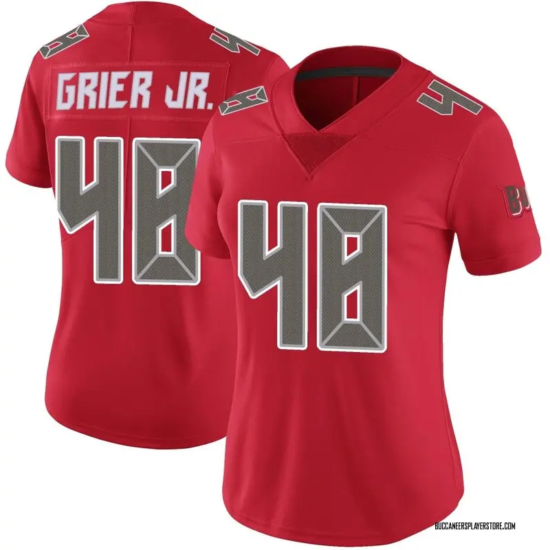 Nike Antonio Grier Jr. Tampa Bay Buccaneers Limited Red Color Rush Jersey - Women's