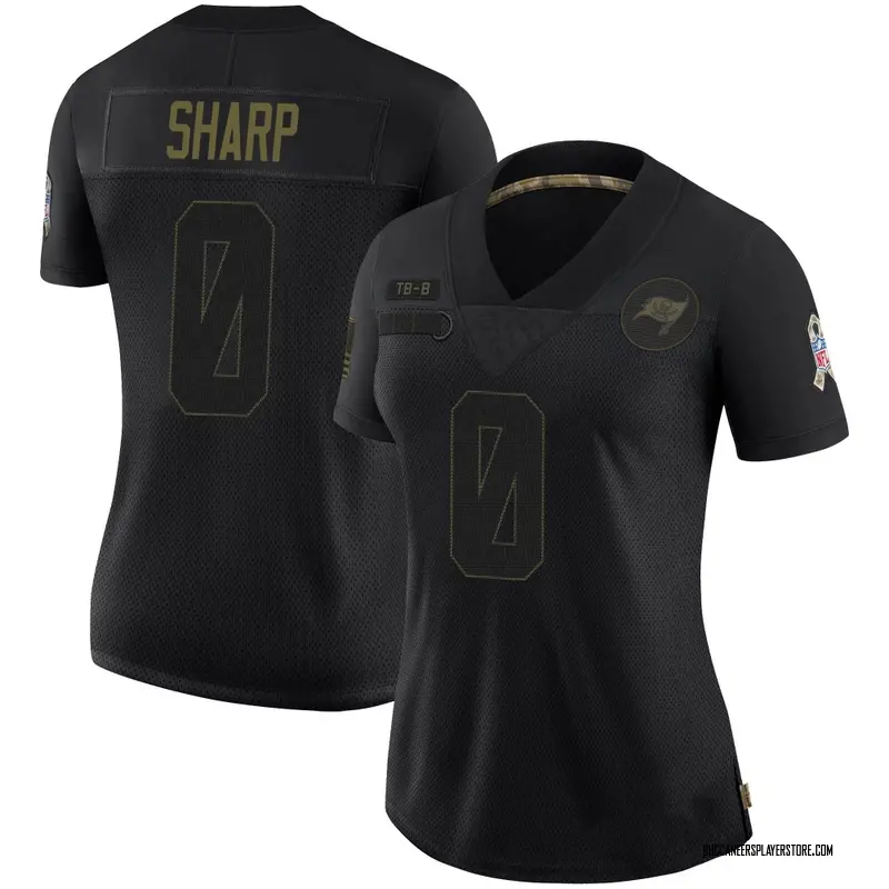 Nike Bauer Sharp Tampa Bay Buccaneers Limited Black 2020 Salute To Service Jersey - Women's