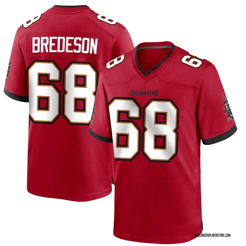 Nike Ben Bredeson Tampa Bay Buccaneers Game Red Team Color Jersey - Men's