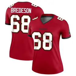 Nike Ben Bredeson Tampa Bay Buccaneers Legend Red Jersey - Women's