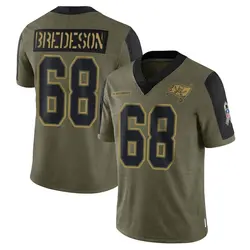 Nike Ben Bredeson Tampa Bay Buccaneers Limited Olive 2021 Salute To Service Jersey - Youth