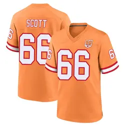 Nike Ben Scott Tampa Bay Buccaneers Game Cream sicle 50th Season Jersey - Men's
