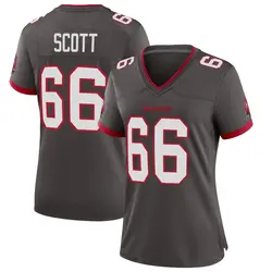 Nike Ben Scott Tampa Bay Buccaneers Game Pewter Alternate Jersey - Women's