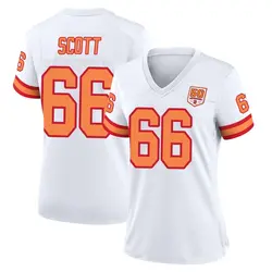 Nike Ben Scott Tampa Bay Buccaneers Game White '76 50th Season Jersey - Women's